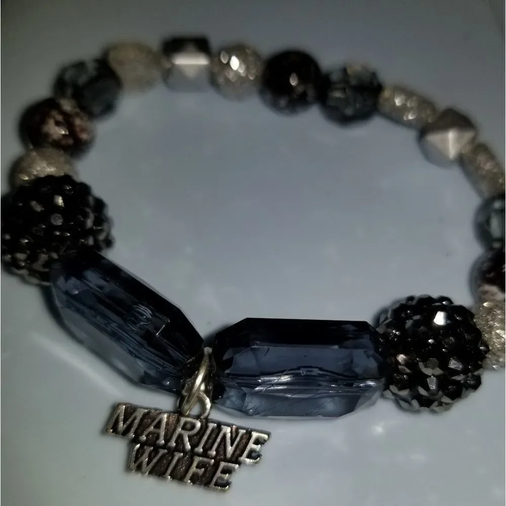 Marine wife bracelet
